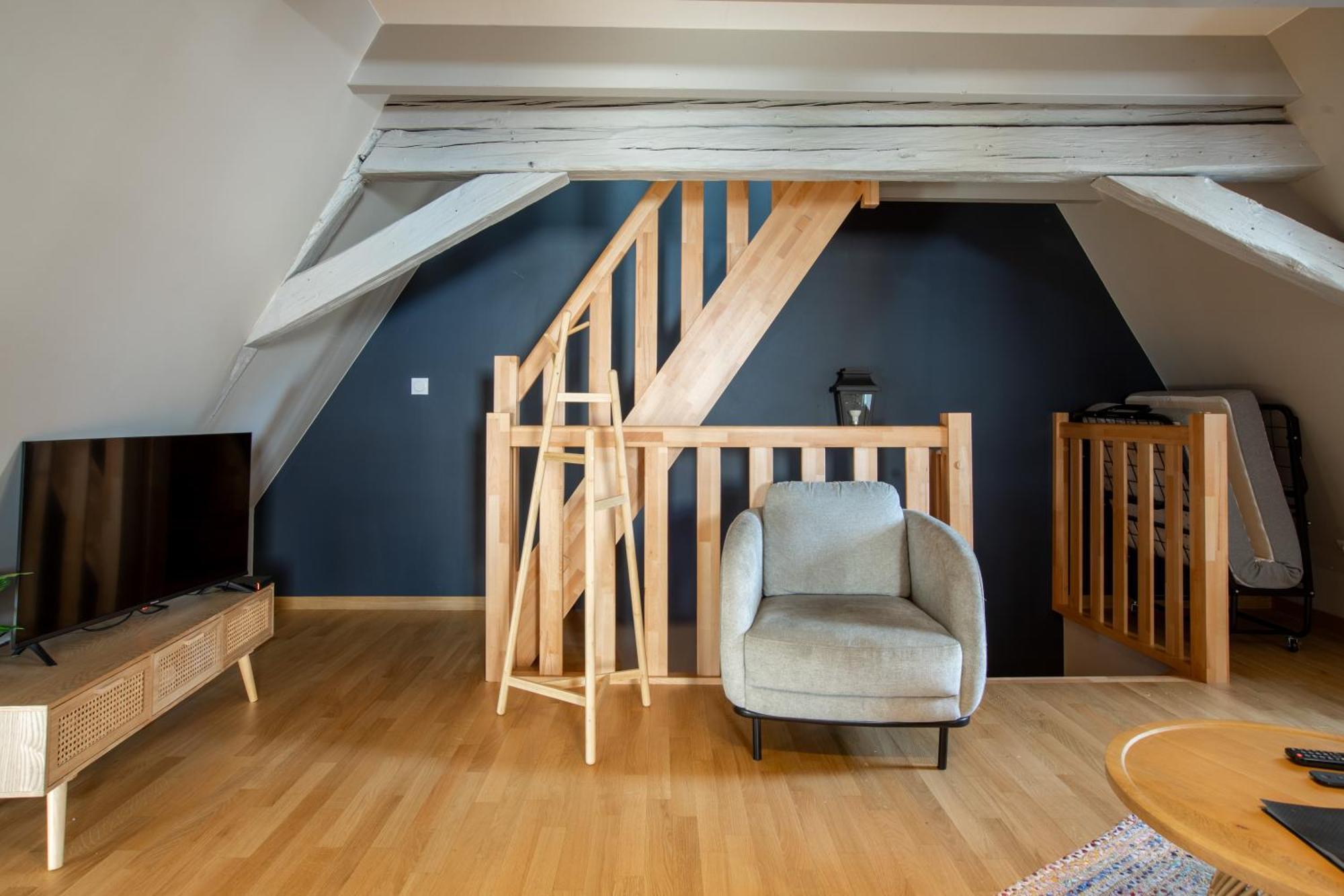 Duplex Atypique Au Coeur De Mulhouse Appartement Buitenkant foto